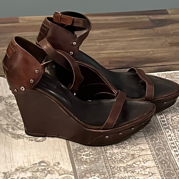 Yves Saint Laurent -Rive Gauche Wedges - Picture 4 of 15